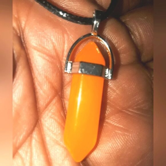 Hand crafted natural energy stone necklace - Picture 3 of 6